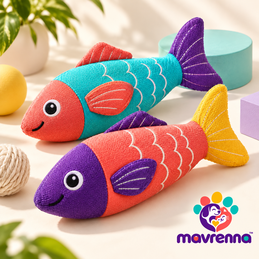 mavrenna™ Fish Kicker Cat Toy Duo image 1