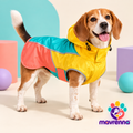 mavrenna™ Colorblock Hooded Dog Raincoat image 1