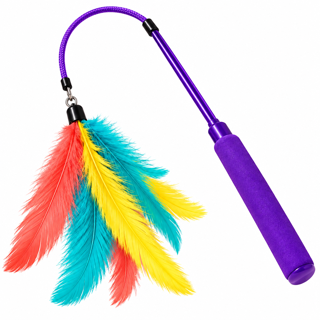 mavrenna™ Feather Teaser Cat Wand image 2