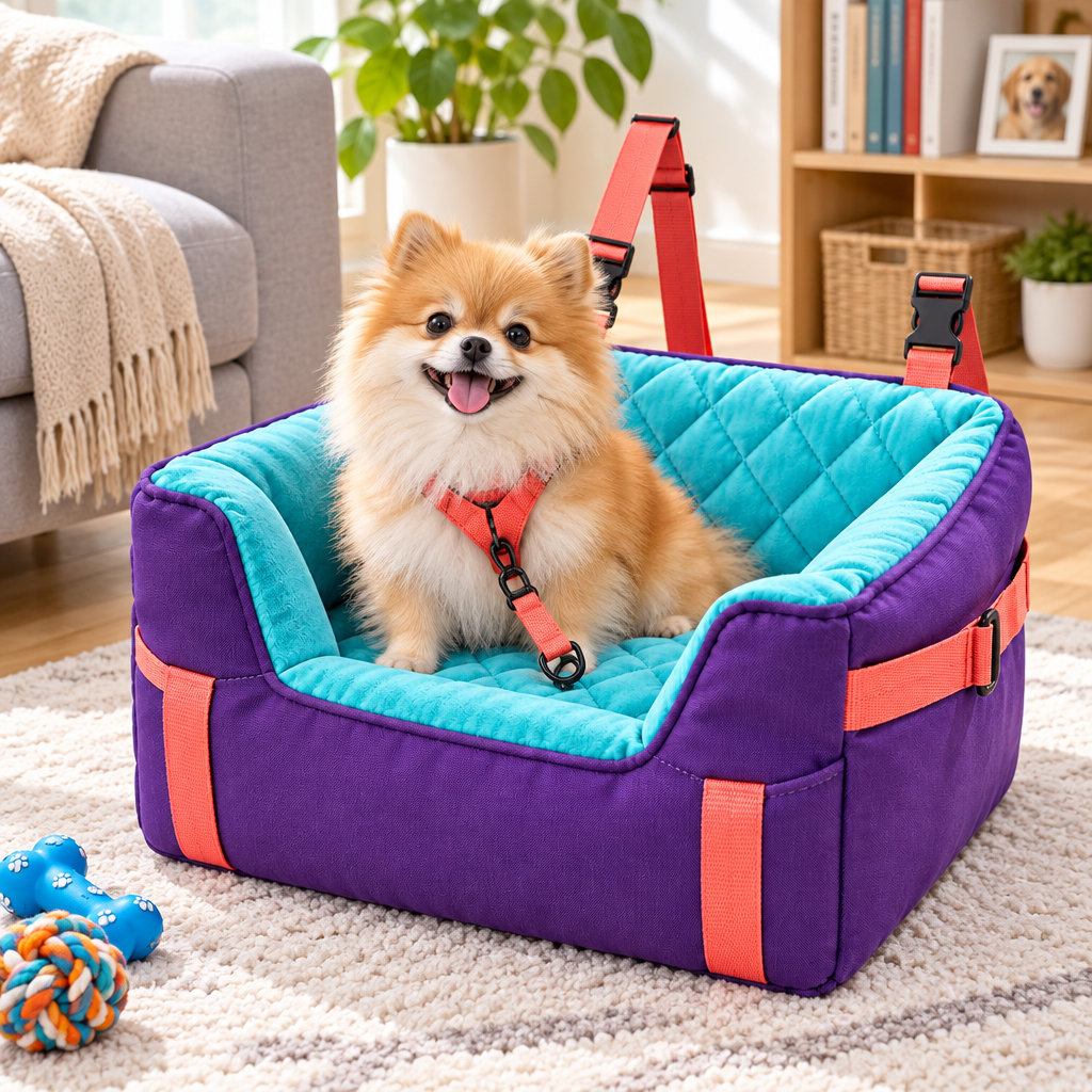 mavrenna™ Quilted Dog Car Seat image 2