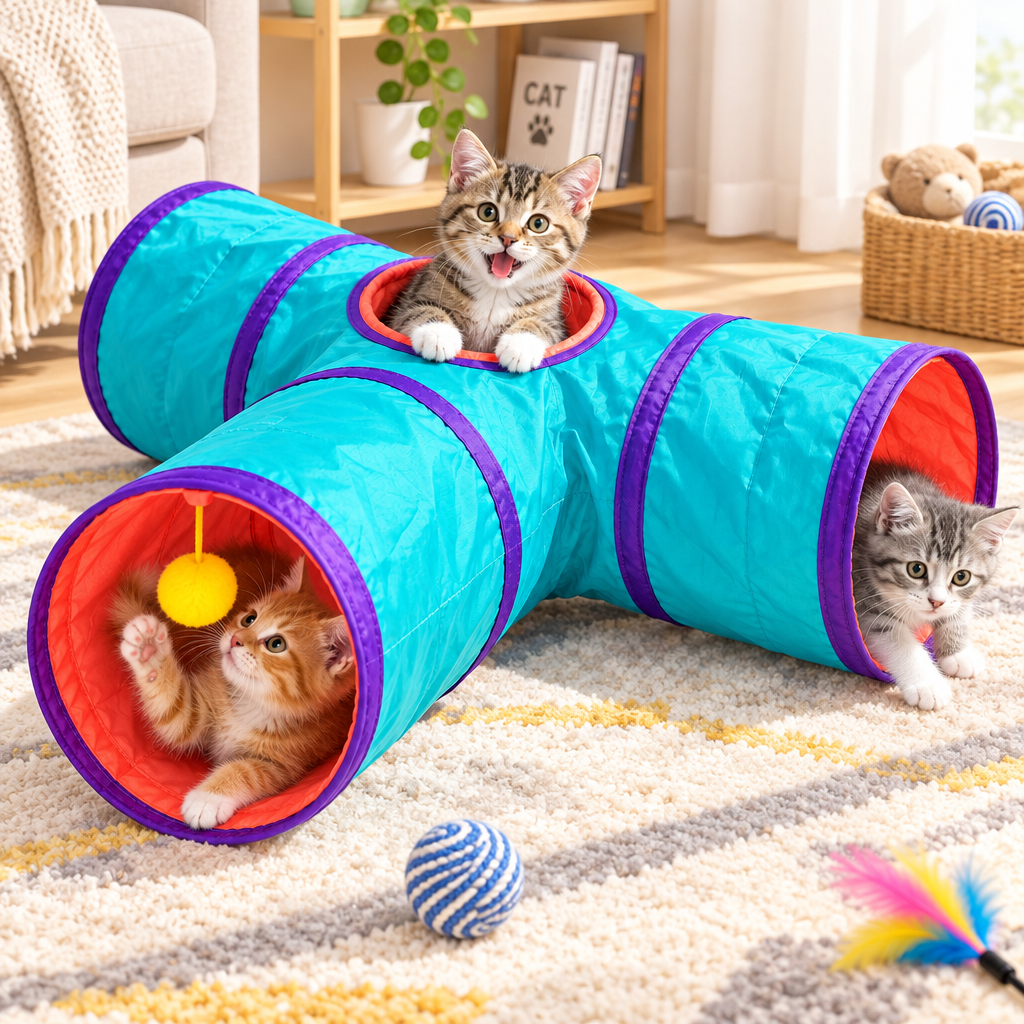 mavrenna™ 3-Way Cat Play Tunnel image 3