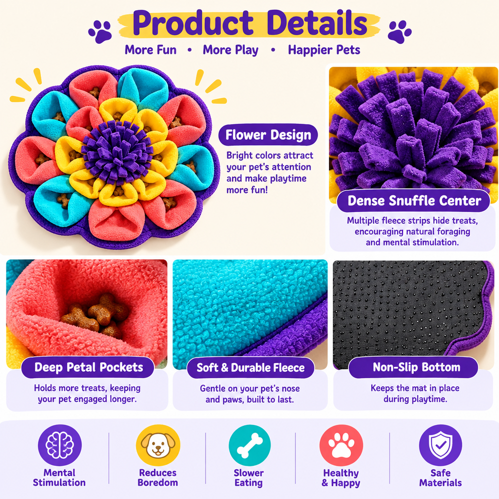 mavrenna™ Flower Snuffle Mat image 3