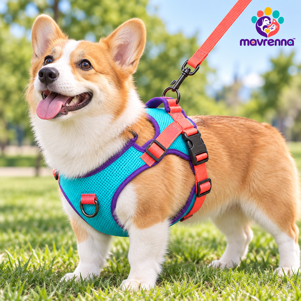 mavrenna™ Colorblock Mesh Dog Harness image 4