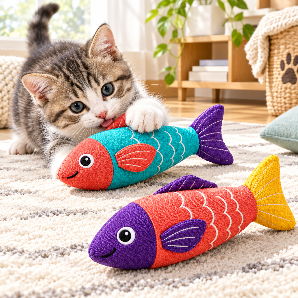 mavrenna™ Fish Kicker Cat Toy Duo image 4