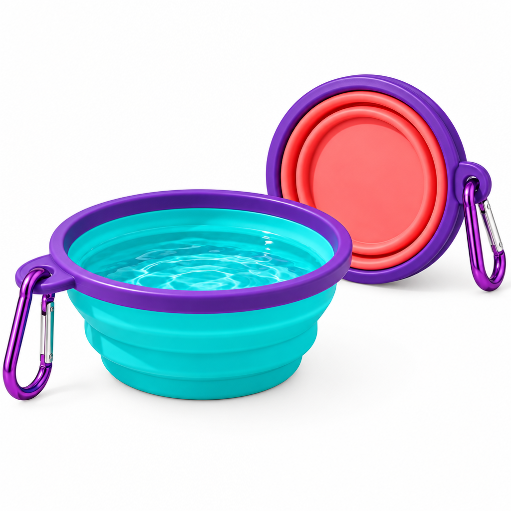 mavrenna™ Collapsible Travel Pet Bowl Set image 3