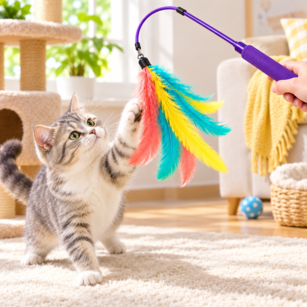 mavrenna™ Feather Teaser Cat Wand image 5